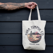 Load image into Gallery viewer, PURA TEMPEH Eco-Totebag  From grocery shopping to yoga class, these durable canvas bags will carry it all.  Size: M(W36×H37×D11)
